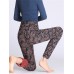 Floral Printed Slim Stretch Thicken Leggings