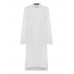 Women Casual Loose Midi Buttons Long Sleeve Collar Shirt Dress