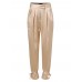 Women Elegant Hight Waist Suit Trousers Pockets Ankle Straps Harem Pants