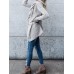 Women Long Sleeve Tassel Asymmetrical Cardigan Sweaters