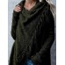 Women Long Sleeve Tassel Asymmetrical Cardigan Sweaters