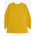 Women Puff Sleeve Spliced Solid Loose O-Neck Casual Pullover Sweatshirt