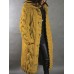 Women Solid Color Jacquard Knitted Mid-Length Hooded Cardigan With Pocket