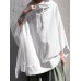 Women Solid Color Turtleneck Collar Dolman Sleeveless Retro Hooded Sweatshirt