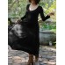 Women Solid Elastic V-Neck Maxi Length Street Casual Midi Dresses