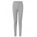 Women Solid Elastic Waist O-Neck Full Sleeve Skinny Ankle Length Blouse Pants Two-Piece Sets