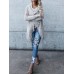 Women Winter Warm Long Sleeve Tassel Sweater Coats Outwears