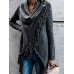 Women Winter Warm Long Sleeve Tassel Sweater Coats Outwears