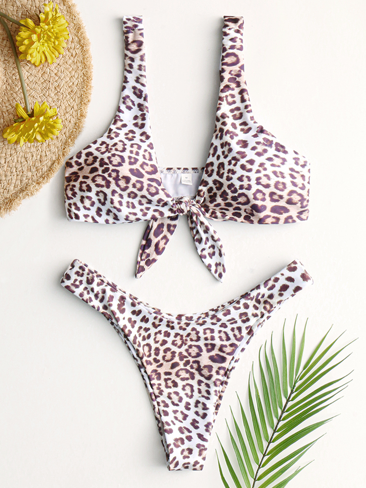 Animal-Leopard-Printing-Tie-Front-Wide-Shoulder-Backless-Mid-Waist-Bikini-1647236