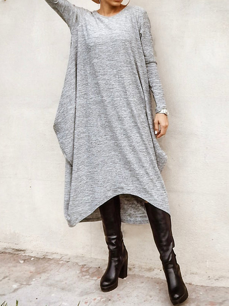 Women-Long-Sleeve-Loose-High-Low-Hem-Midi-Casual-Dress-1591652